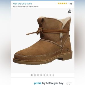 Ugg Esther Boot in Chestnut!